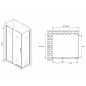 Душевой уголок Abber Sonnenstrand 140х70 AG04140S-S70 профиль Хром стекло прозрачное
