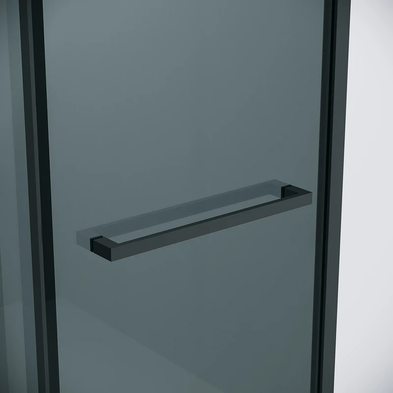 Душевой уголок Grossman Style 100х80 120.K33.05.1080.21.10 профиль Черный матовый стекло тонированное