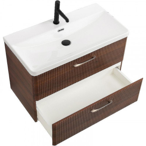 Тумба под раковину BelBagno Due 80 DUE-800-2C-SO-NOCE-P подвесная Noce