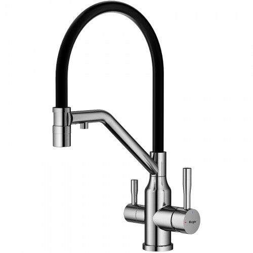 Смеситель для кухни Raglo R81.62.05 Сатин Черный латунь