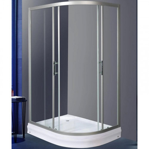 Душевой уголок WeltWasser WW500 С 120x90 L 10000013852 профиль Хром стекло прозрачное