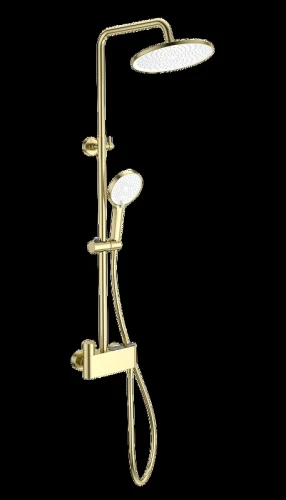 Душевая система Wonzon & Woghand Muse WW-B3110-BG с термостатом цвет Брашированное золото