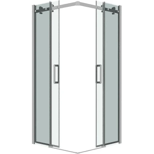Душевой уголок Grossman Classic 90х90 300.K33.04.9090.10.00 профиль Хром стекло прозрачное