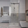 Душевой уголок Grossman Classic 90х90 300.K33.04.9090.10.00 профиль Хром стекло прозрачное