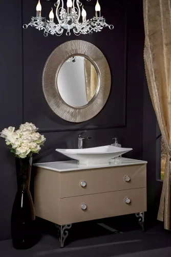 Зеркало Boheme Neo-Art Shine 82 528-SL light с подсветкой Серебро глянец стекло