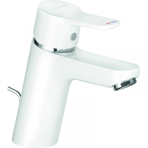 Смеситель для раковины Kludi Pure Easy 373829165 Белый Хром латунь