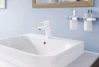Смеситель для раковины Kludi Pure Easy 373829165 Белый Хром латунь
