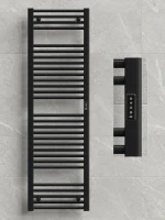 Электрический полотенцесушитель Rifar D-line 1500х450 DL-150-45-BM цвет Черный янтарь матовый