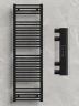 Электрический полотенцесушитель Rifar D-line 1500х450 DL-150-45-BM цвет Черный янтарь матовый