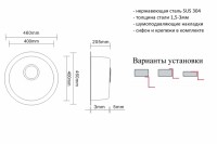 Кухонная мойка ZorG PVD Bronze SZR-500-BRONZE Бронза нержавеющая сталь встраиваемый
