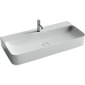 Раковина Ceramicanova Aura 100 CN2007 Белая фарфор подвесная