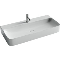 Раковина Ceramicanova Aura 100 CN2007 Белая фарфор подвесная