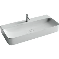 Раковина Ceramicanova Aura 100 CN2007 Белая фарфор подвесная