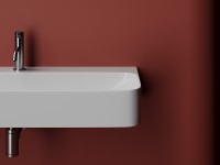 Раковина Ceramicanova Aura 100 CN2007 Белая фарфор подвесная