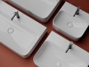 Раковина Ceramicanova Aura 100 CN2007 Белая фарфор подвесная
