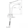 Смеситель для раковины Comforty FC088A-CMT 00004149945 Черный латунь