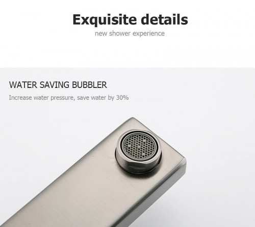 Смеситель для раковины Gappo G17-9 G1017-92 Оружейная сталь латунь