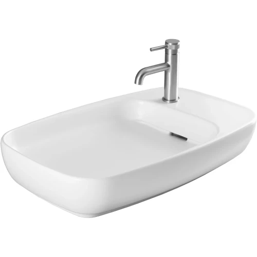Раковина Allen Brau Liberty 2 70 4.32012.21 Белая матовая фаянс накладная