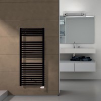 Электрический полотенцесушитель Irsap Ares 580x1118 EIM058KK1IR01NNN Черный матовый