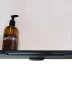 Зеркальный шкаф Reflexion Black 560х850 RF2001BL с подсветкой Черный матовый