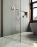 Душевая перегородка Maybah Glass MGD-690-2ш 890х1950 в широком профиле Бронза стекло сатиновое
