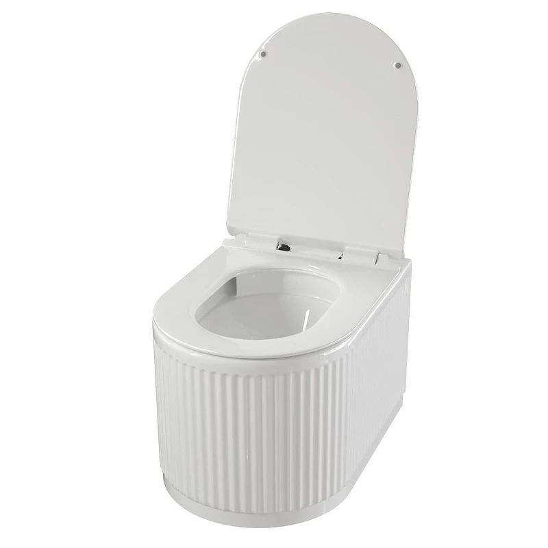 Унитаз Azario Luster AZ-2285 подвесной цвет Белый с сиденьем Микролифт