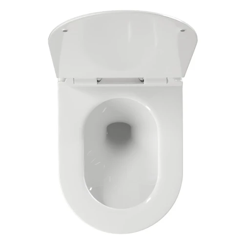 Унитаз Azario Luster AZ-2285 подвесной цвет Белый с сиденьем Микролифт