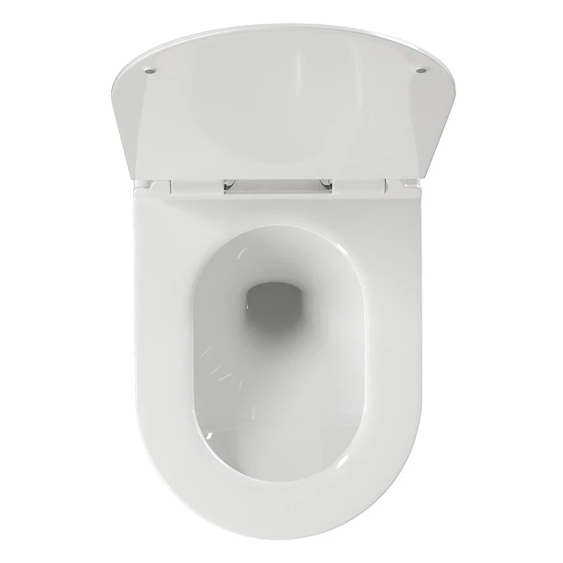 Унитаз Azario Luster AZ-2285 подвесной цвет Белый с сиденьем Микролифт