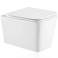 Унитаз Koller Pool Kvadro KR-0530-RW подвесной с сиденьем Микролифт фарфор подвесной