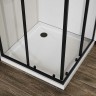 Душевой уголок Vincea City 100х80 VSS-5CT8010CLB профиль Черный стекло прозрачное