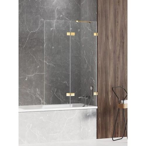 Шторка для ванны New Trendy AVEXA Gold x120 EXK-2187