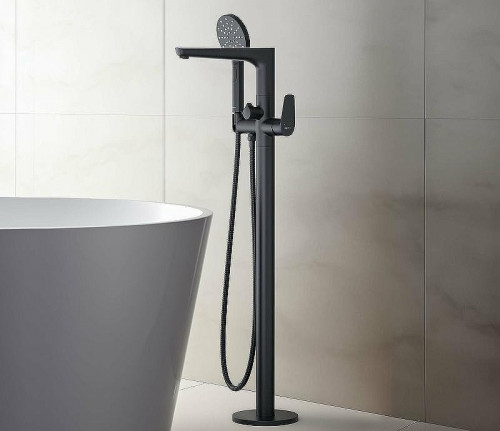 Смеситель для ванны Aquatek Бетта AQ1145MB Черный матовый