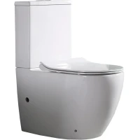 Унитаз компакт CeramaLux NS-2176 с бачком и сиденьем Микролифт фаянс напольный