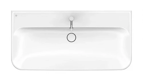 Тумба с раковиной Burgbad Iveo 120 SFEN120F2833G0161C0001*1 подвесная Белая глянцевая