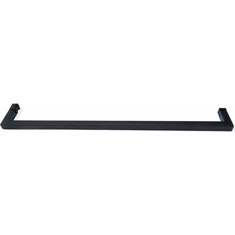 Душевой уголок Abber Schwarzer Diamant 140x50 AG30140BH-S50B профиль Черный стекло прозрачное