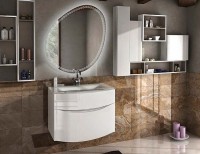 Зеркало Cezares 75 44777 с подсветкой с узором стекло