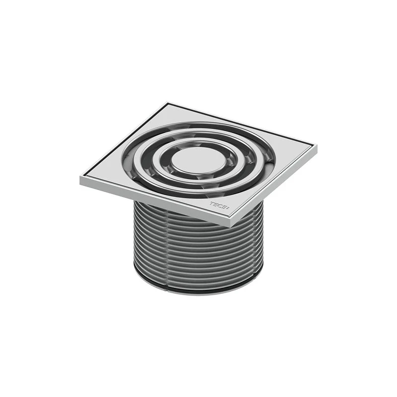 Решетка для душевого трапа Tece Drainpoint S 150х150 3660003 цвет Хром матовый