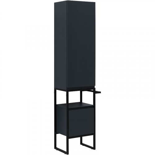 Шкаф пенал Allen Brau Priority 40 L 1.31006.AM Антрацит матовый МДФ / ЛДСП