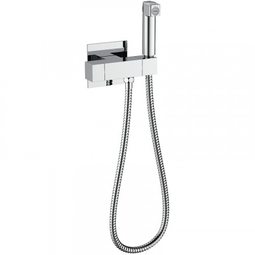 Гигиенический душ со смесителем Raglo R24.56 с термостатом Хром латунь встраиваемый