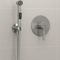 Гигиенический душ со смесителем WasserKRAFT Wern A04200 Хром латунь на стену