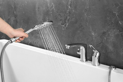 Смеситель на борт ванны Lemark Luna LM4147C цвет Хром