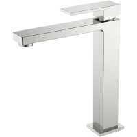 Смеситель для раковины Boheme Qubic 472-NB Никель брашированный латунь