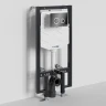 Инсталляция WasserKRAFT Vils 56TLT.010.ME.PB01 для унитаза с клавишей смыва Черный глянец