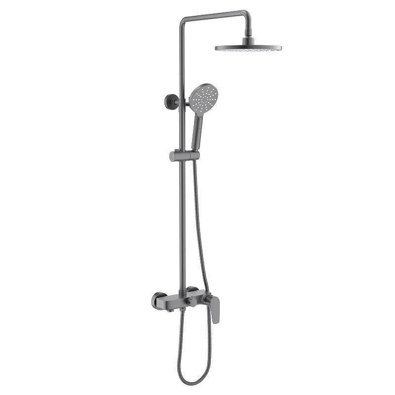 Душевая система Aquatek Бетта AQ2140BGM цвет Оружейная сталь