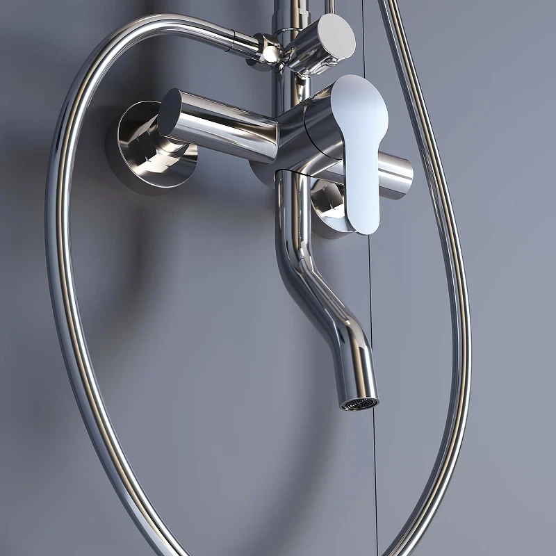 Душевая система RGW Shower Panels SP-24 59140124-13 Хром латунь на стену
