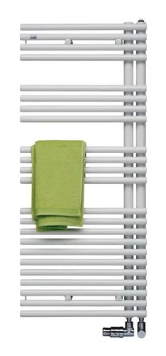 Водяной полотенцесушитель Zehnder Forma Asym LFAR-120-050 Белый левый