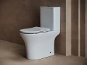 Унитаз компакт Ceramicanova Fortuna CN9001-B цвет Белый без бачка с сиденьем Микролифт