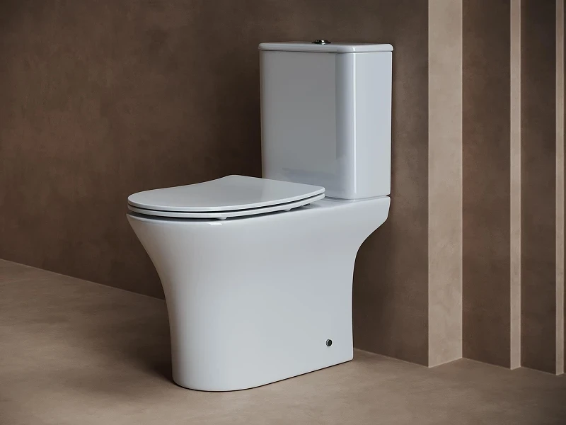 Унитаз компакт Ceramicanova Fortuna CN9001-B цвет Белый без бачка с сиденьем Микролифт