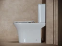 Унитаз компакт Ceramicanova Fortuna CN9001-B цвет Белый без бачка с сиденьем Микролифт
