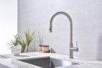 Смеситель для кухни Paulmark Galant Ga213077-BS Брашированная сталь латунь